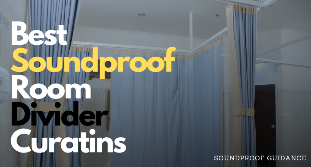 best soundproof room divider curtains