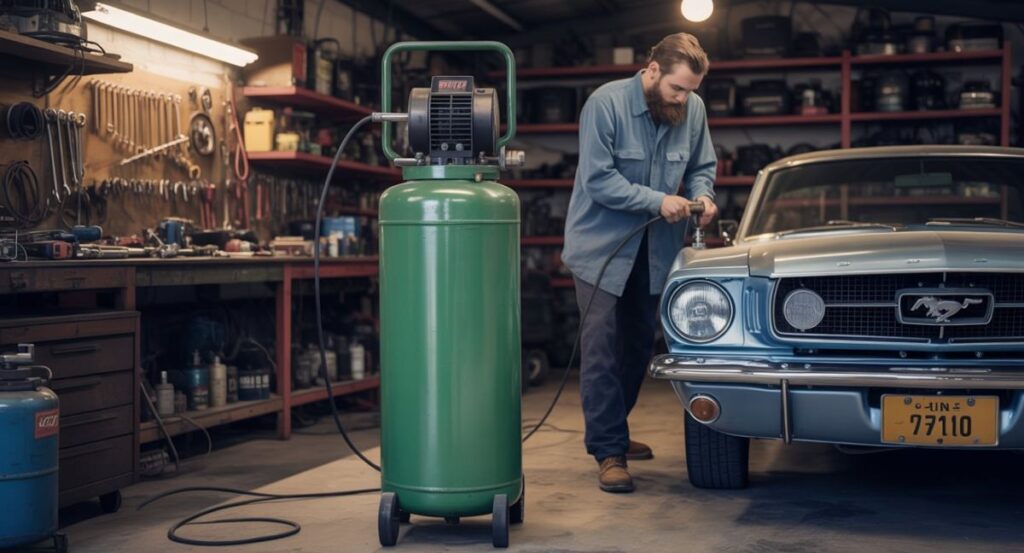 quiet air compressor for garage