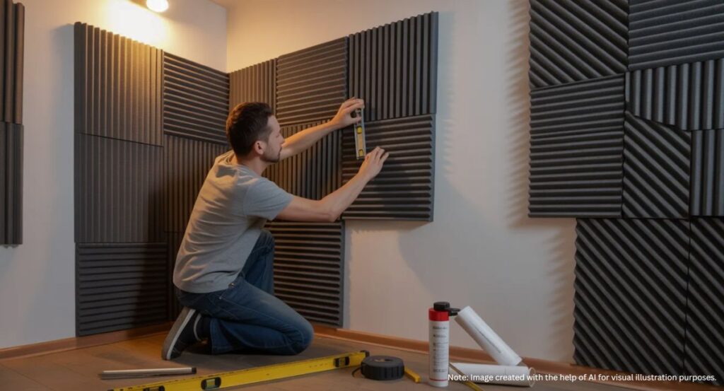 reduce echo in a room