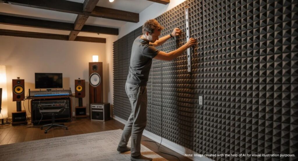 reduce echo in a room