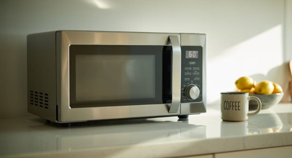 quiet microwave oven