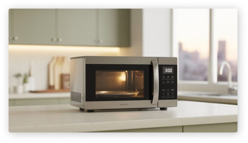 quiet microwave oven