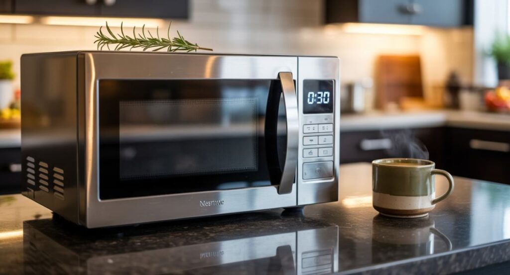 quiet microwave oven