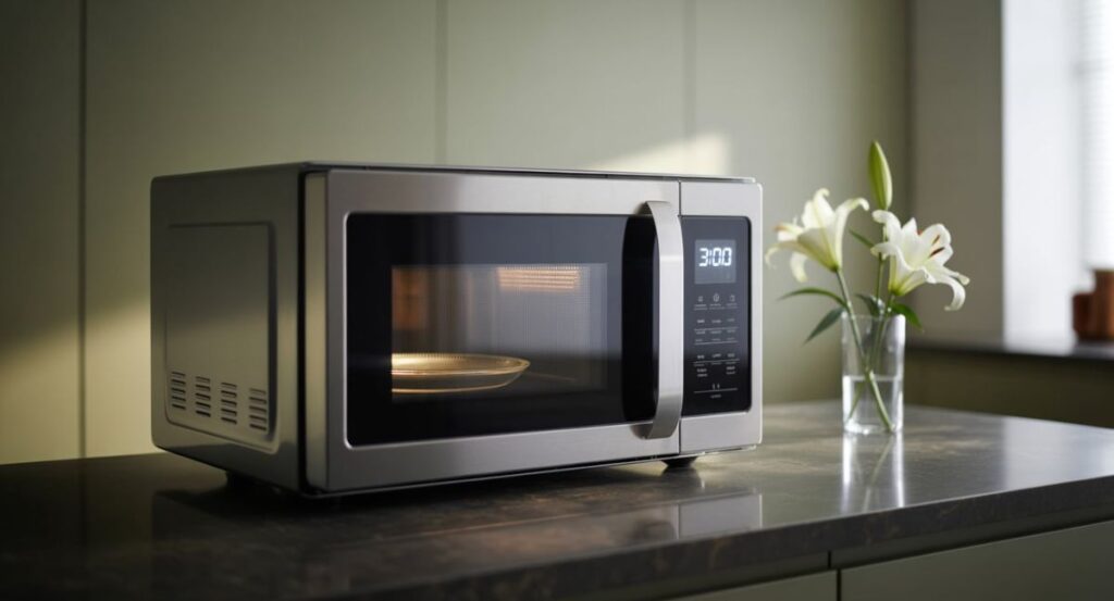 quiet microwave oven