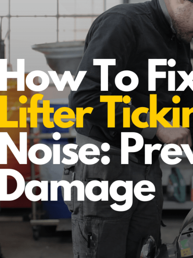 How to fix lifter ticking noise SoundProofGuidance