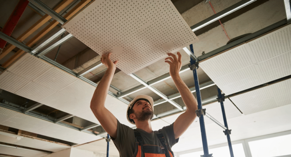 Acoustic ceiling tiles