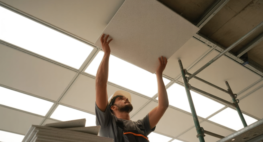 Acoustic ceiling tiles