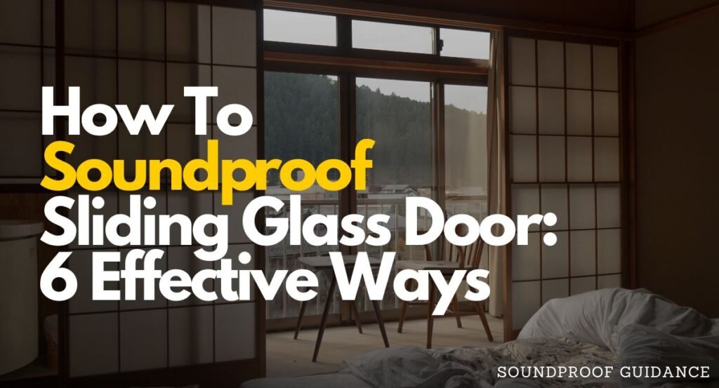 soundproof sliding glass door